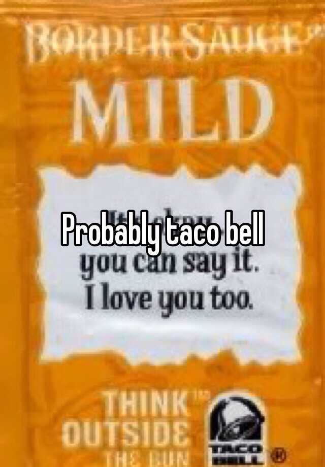 Probably Taco Bell 6055