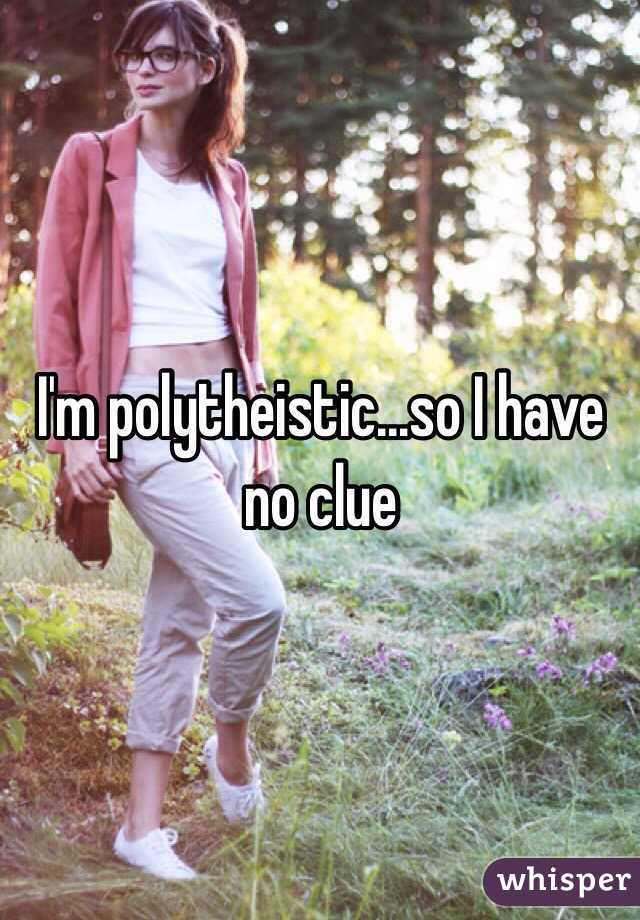 I'm polytheistic...so I have no clue