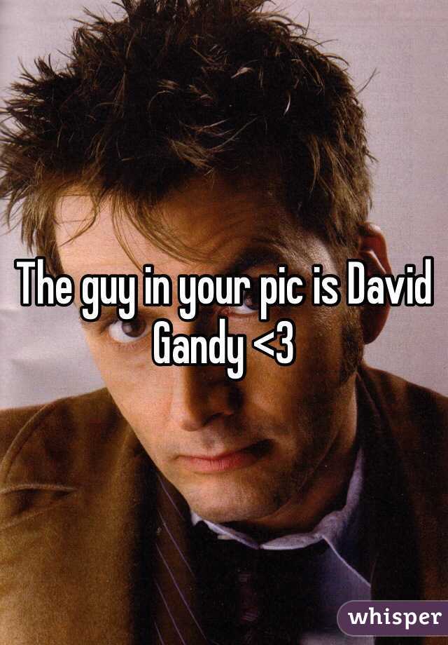 The guy in your pic is David Gandy <3