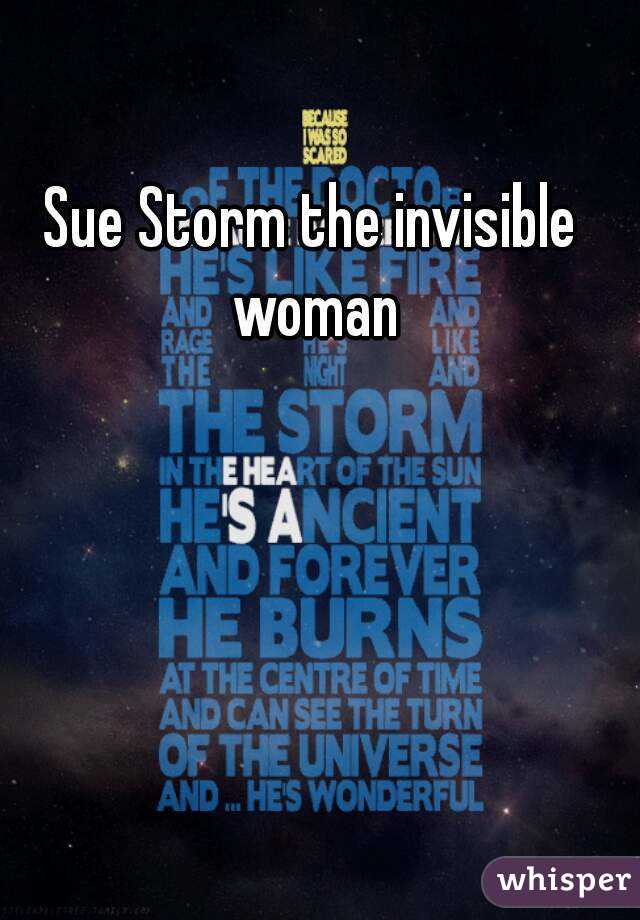 Sue Storm the invisible woman