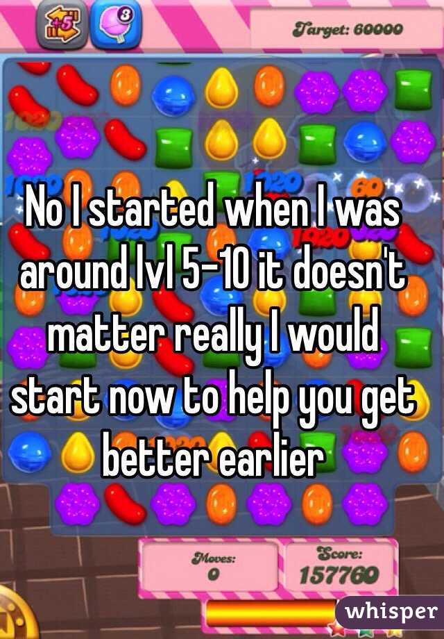 No I started when I was around lvl 5-10 it doesn't matter really I would start now to help you get better earlier 