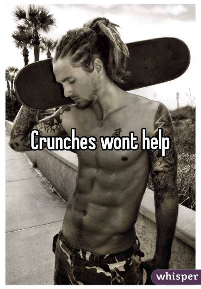 Crunches wont help