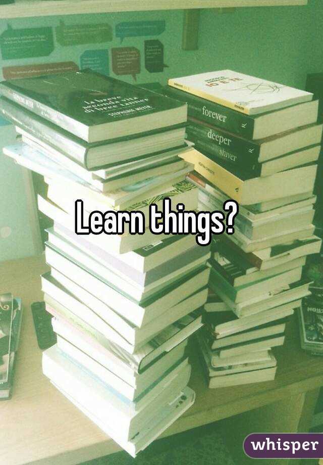 learn-things