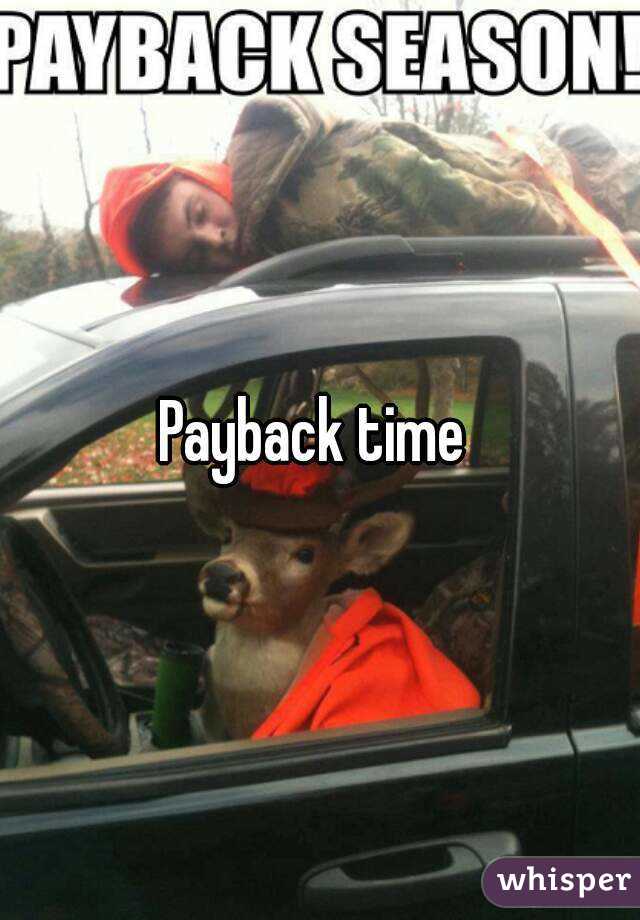 Payback time 
