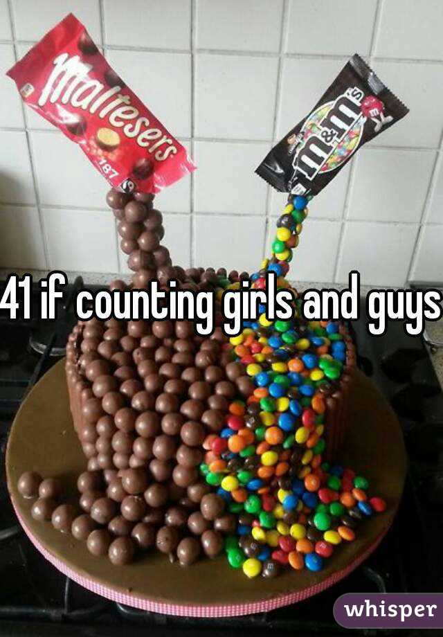 41 if counting girls and guys