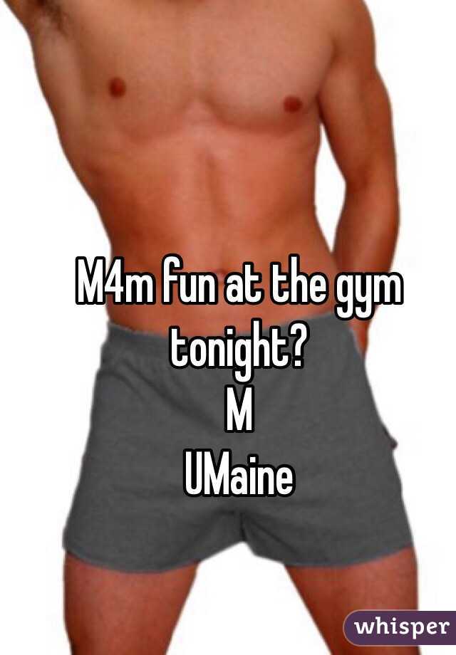 M4m fun at the gym tonight?
M
UMaine 