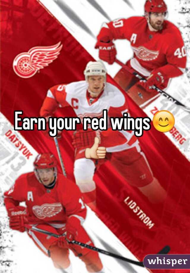 Earn your red wings😊👍