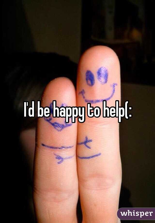 I'd be happy to help(: