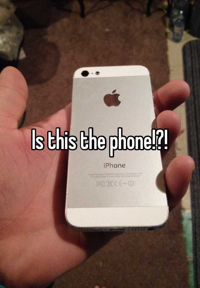 is-this-the-phone