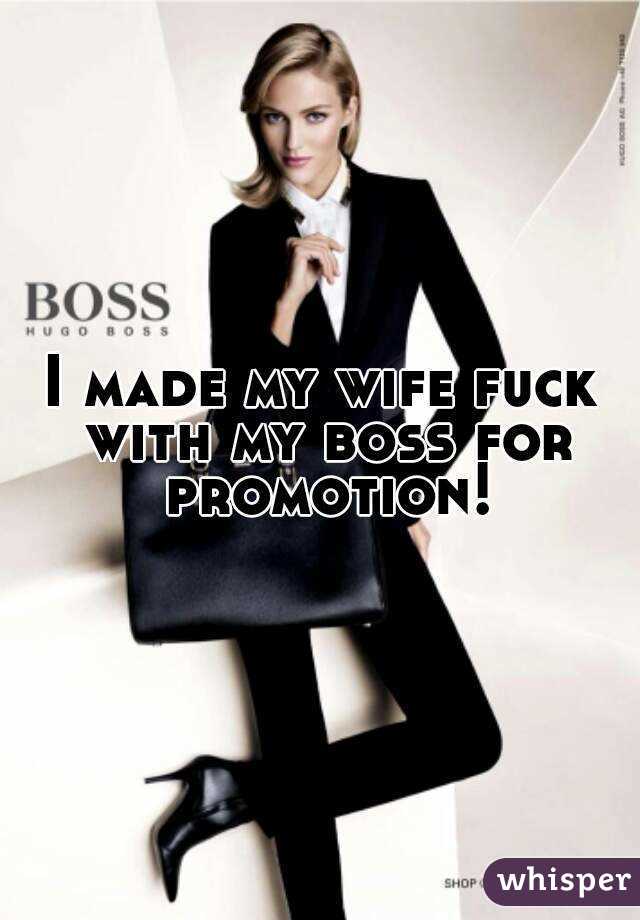 I made my wife fuck with my boss for promotion! image pic