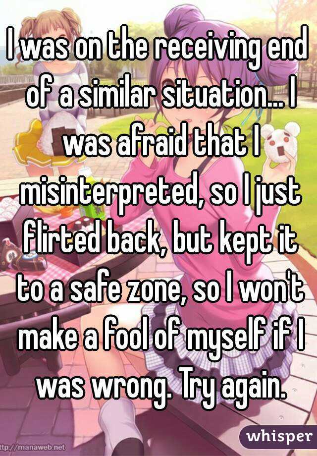 I was on the receiving end of a similar situation... I was afraid that I misinterpreted, so I just flirted back, but kept it to a safe zone, so I won't make a fool of myself if I was wrong. Try again.