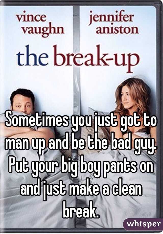 Sometimes you just got to man up and be the bad guy. Put your big boy pants on and just make a clean break. 