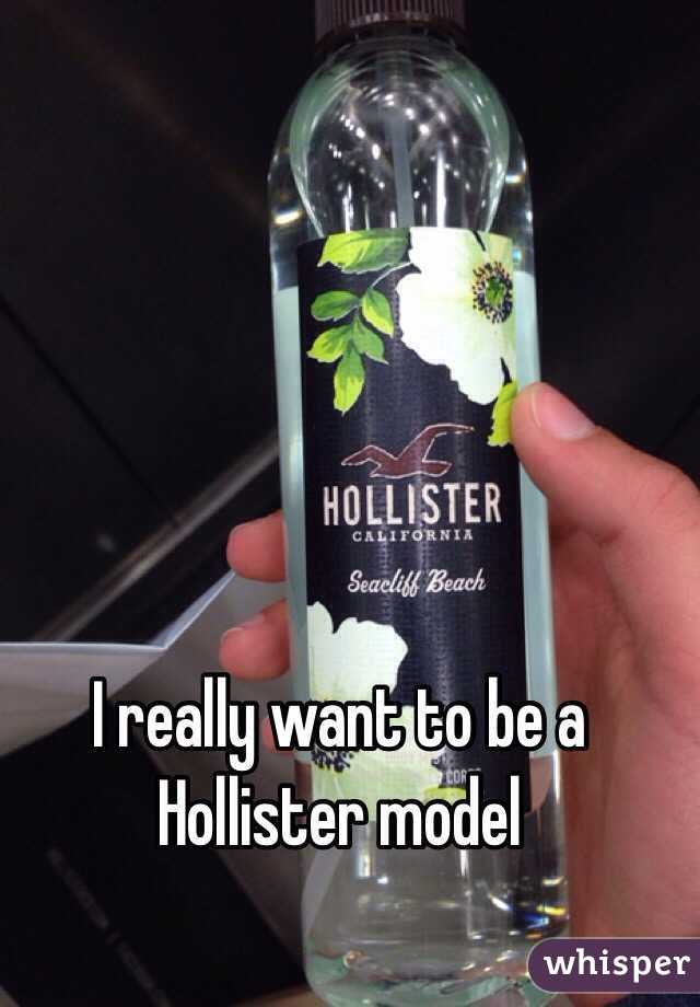 I really want to be a Hollister model 