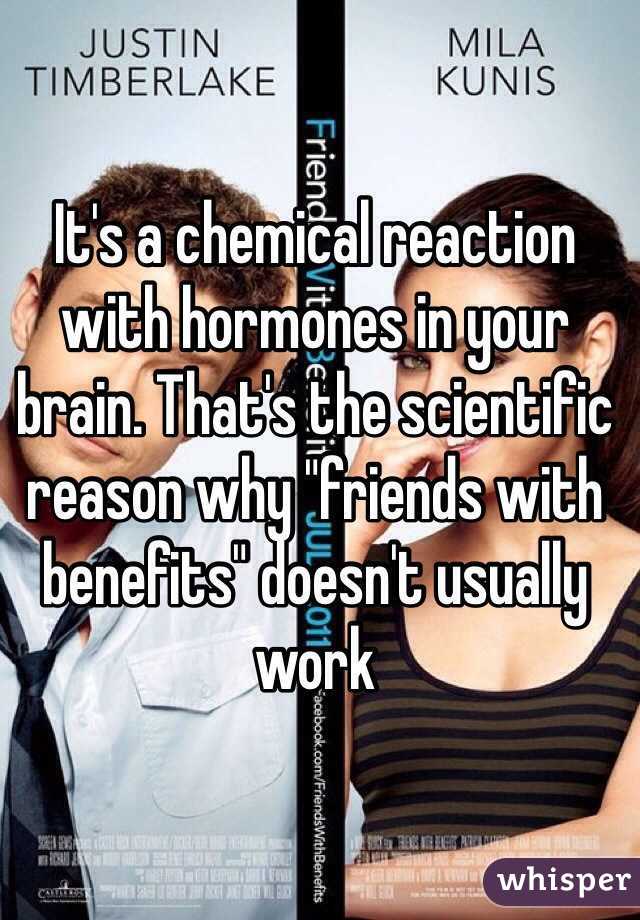 It's a chemical reaction with hormones in your brain. That's the scientific reason why "friends with benefits" doesn't usually work