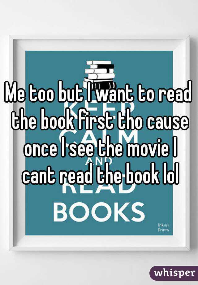 Me too but I want to read the book first tho cause once I see the movie I cant read the book lol