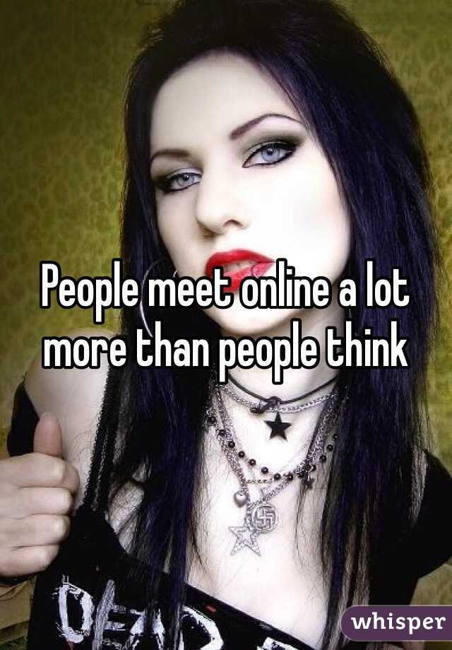 People meet online a lot more than people think