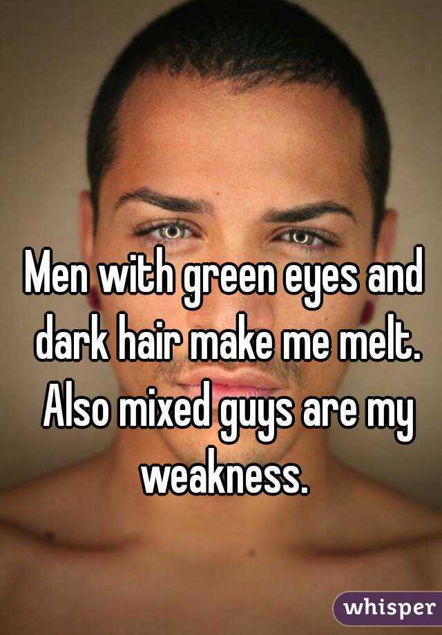 mixed guys with green eyes