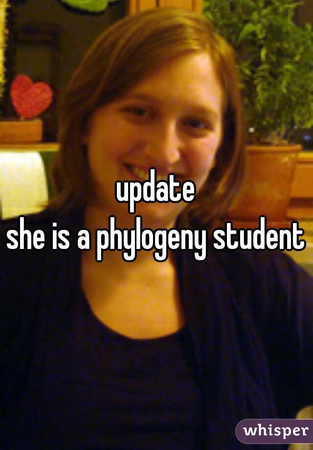 update
she is a phylogeny student