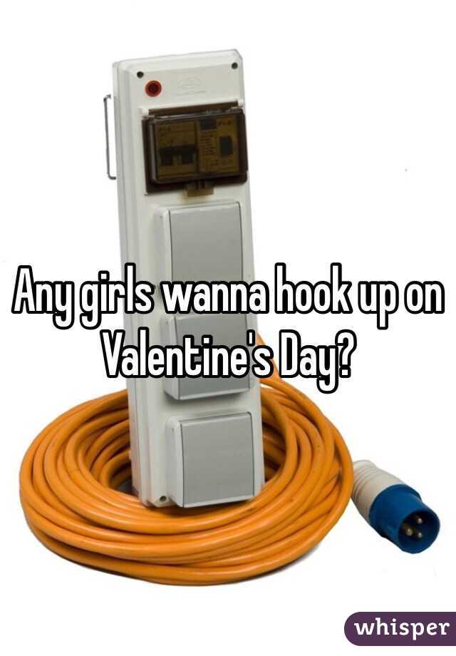 Any girls wanna hook up on Valentine's Day? 