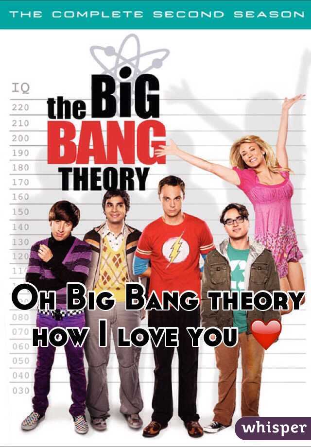 Oh Big Bang theory how I love you ❤️