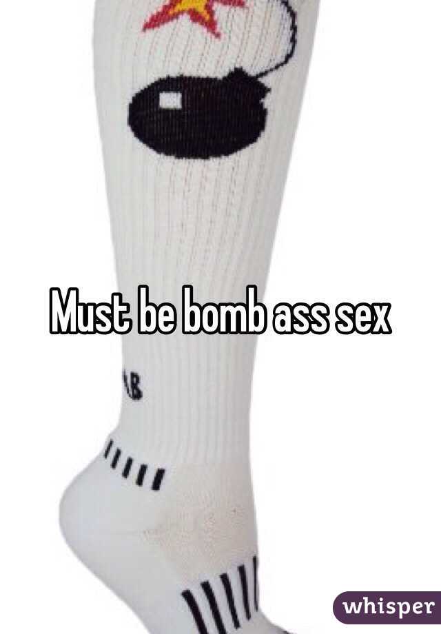 Must be bomb ass sex