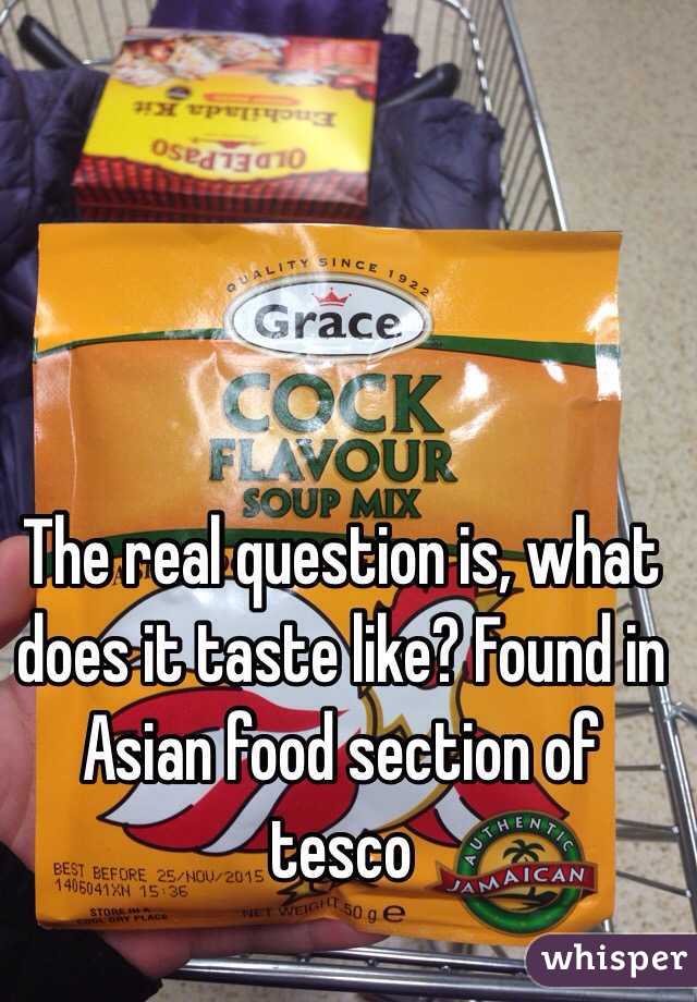 The real question is, what does it taste like? Found in Asian food section of tesco 