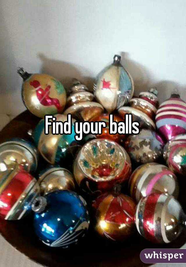 Find your balls