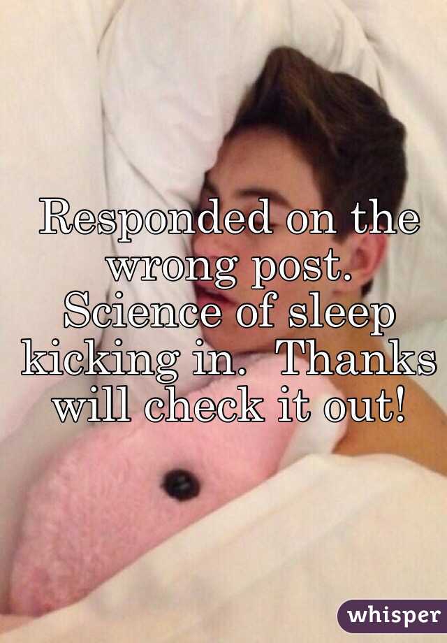 Responded on the wrong post.  Science of sleep kicking in.  Thanks will check it out!