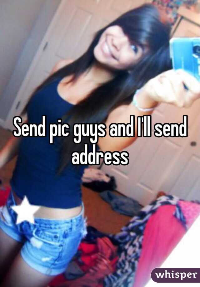 Send pic guys and I'll send address 