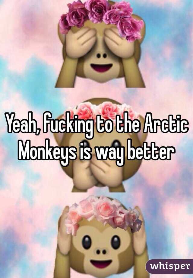 Yeah, fucking to the Arctic Monkeys is way better