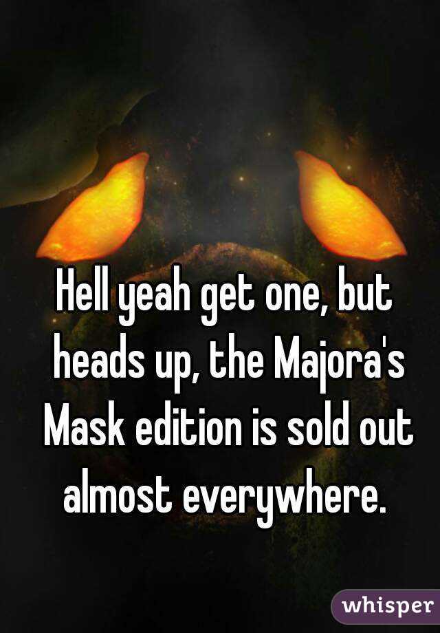 Hell yeah get one, but heads up, the Majora's Mask edition is sold out almost everywhere. 