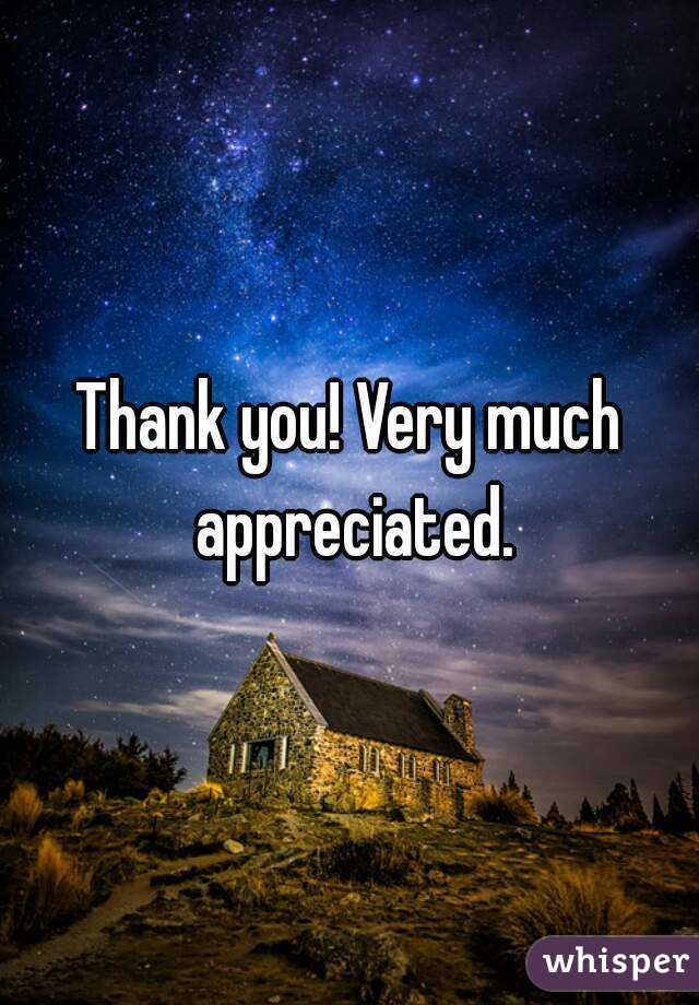 Thank you! Very much appreciated.