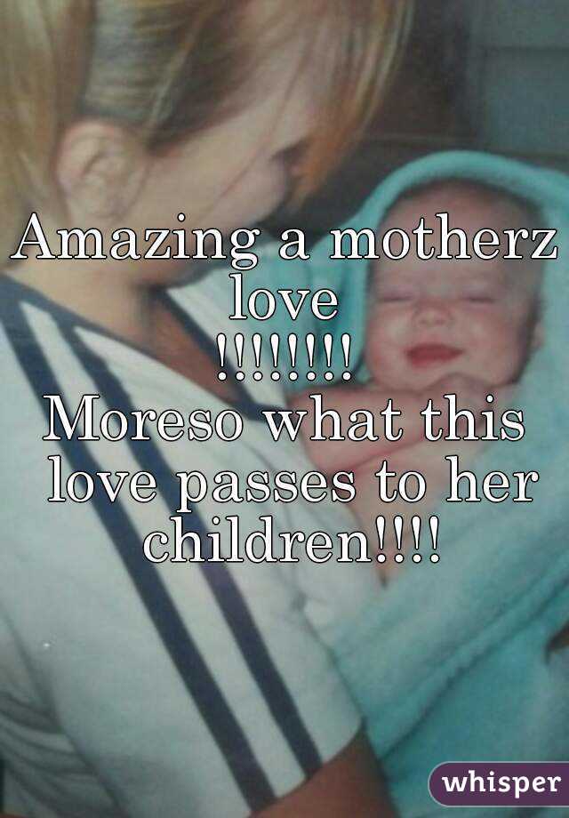 Amazing a motherz love 
!!!!!!!!
Moreso what this love passes to her children!!!!