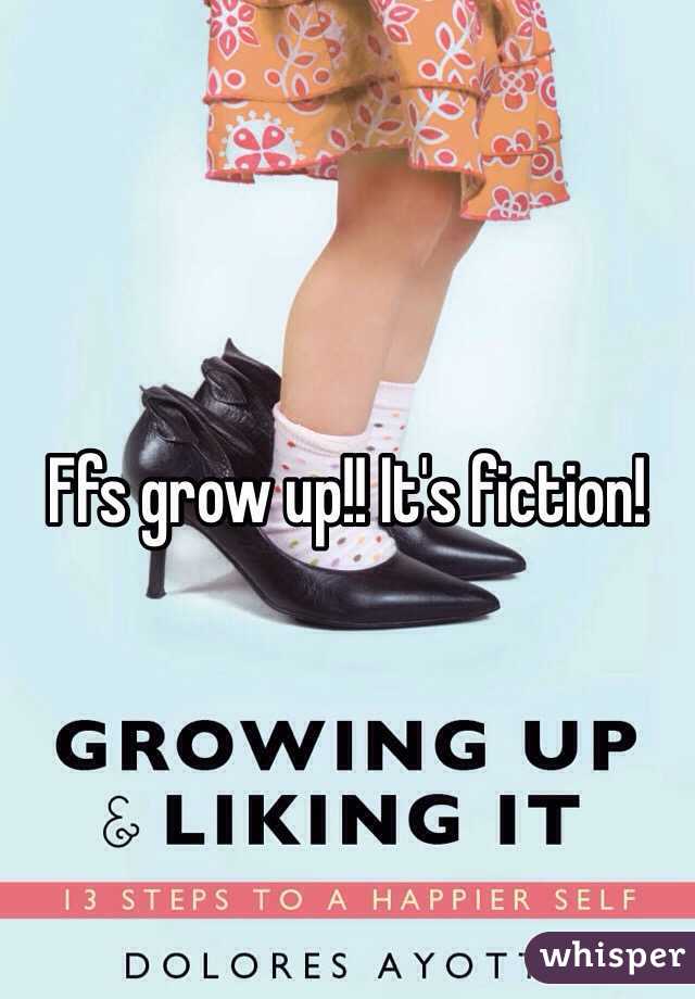 Ffs grow up!! It's fiction! 
