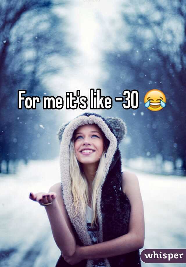 For me it's like -30 😂