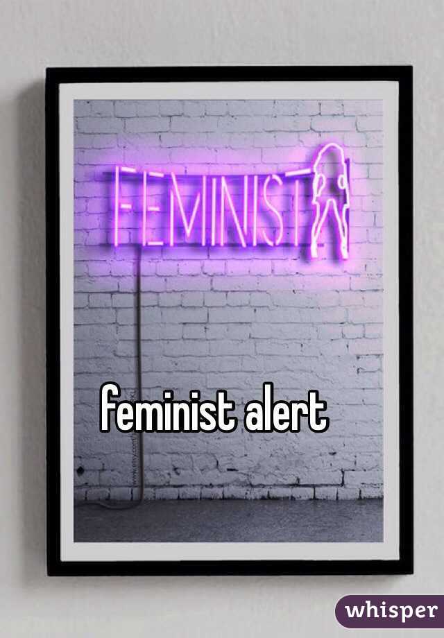 feminist alert 