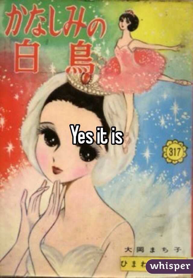 Yes it is 