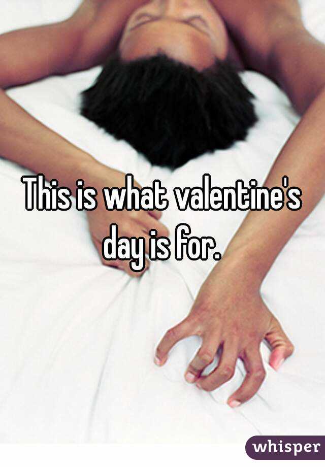 This is what valentine's day is for. 