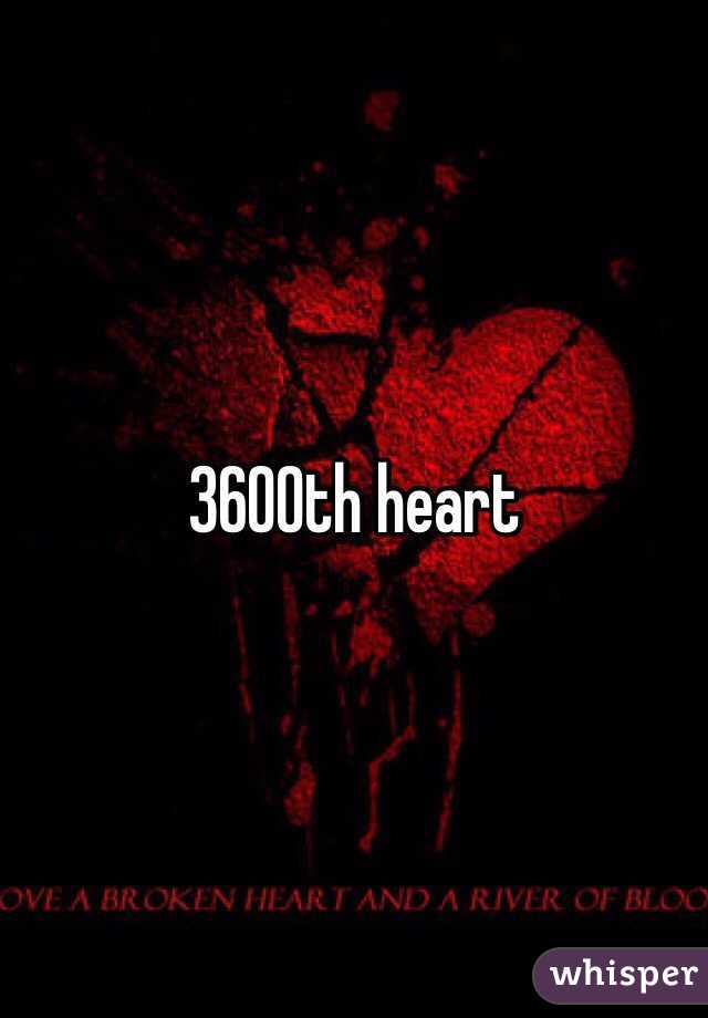 3600th heart