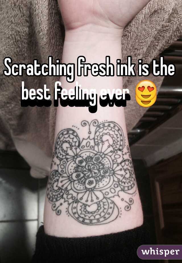 Scratching fresh ink is the best feeling ever 😍