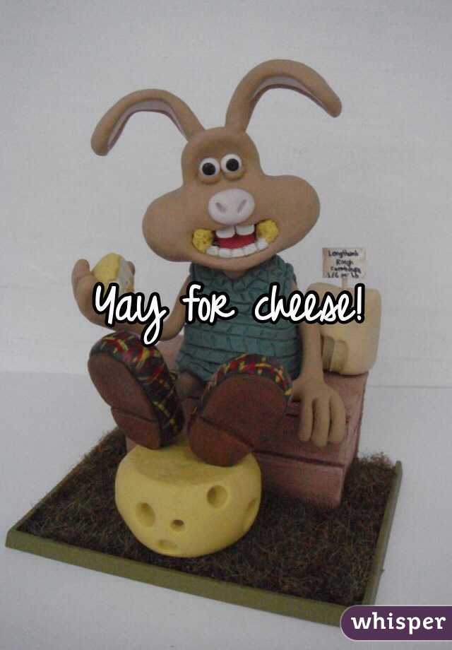 Yay for cheese!