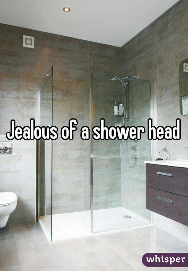 Jealous of a shower head