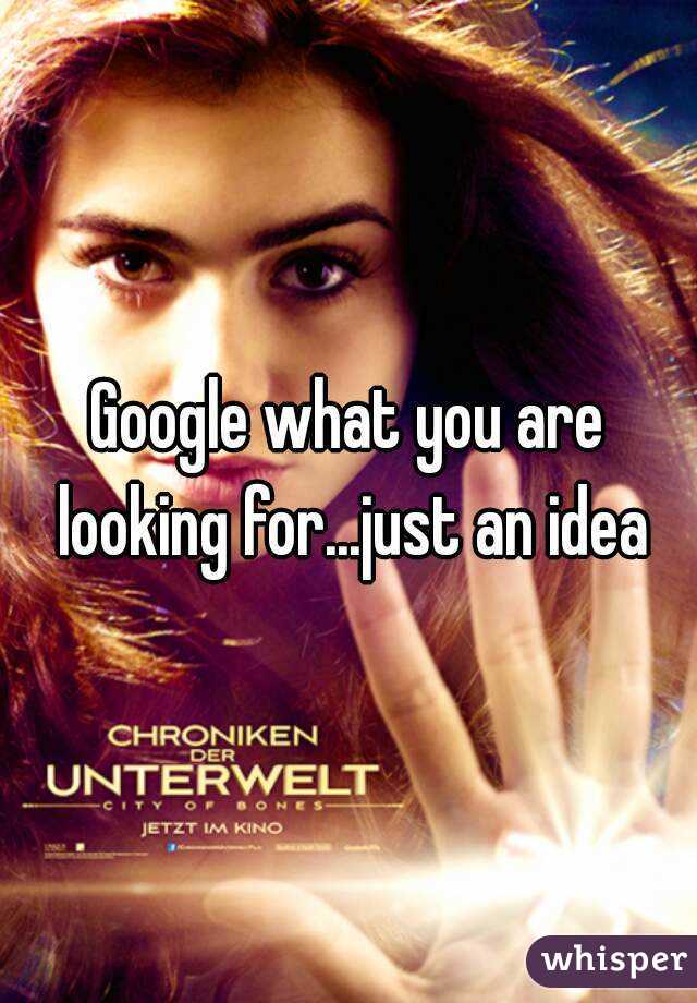 Google what you are looking for...just an idea