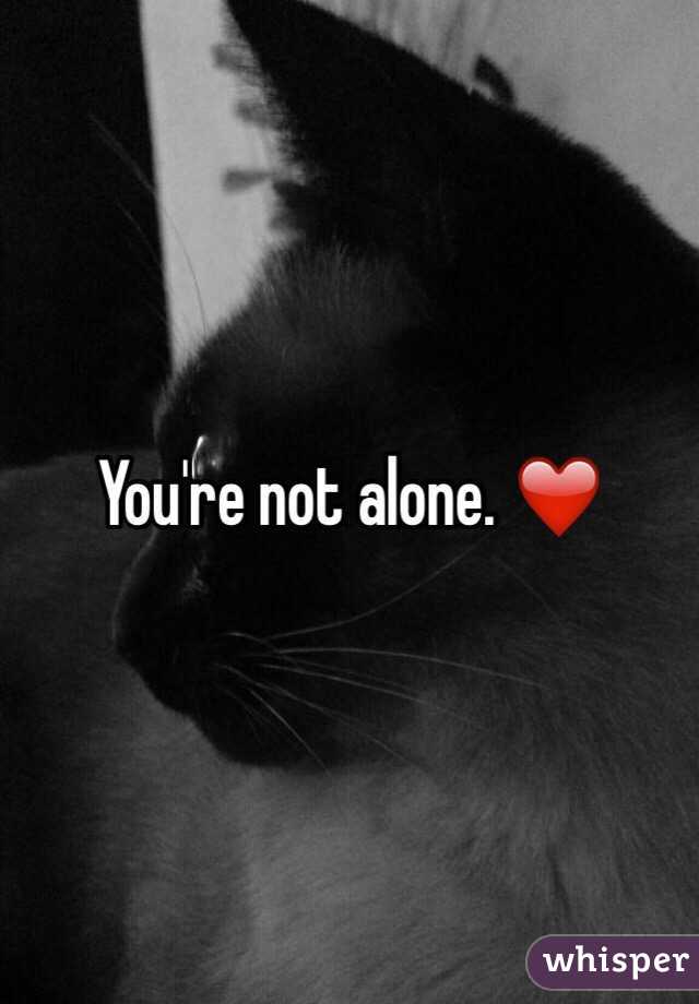 You're not alone. ❤️