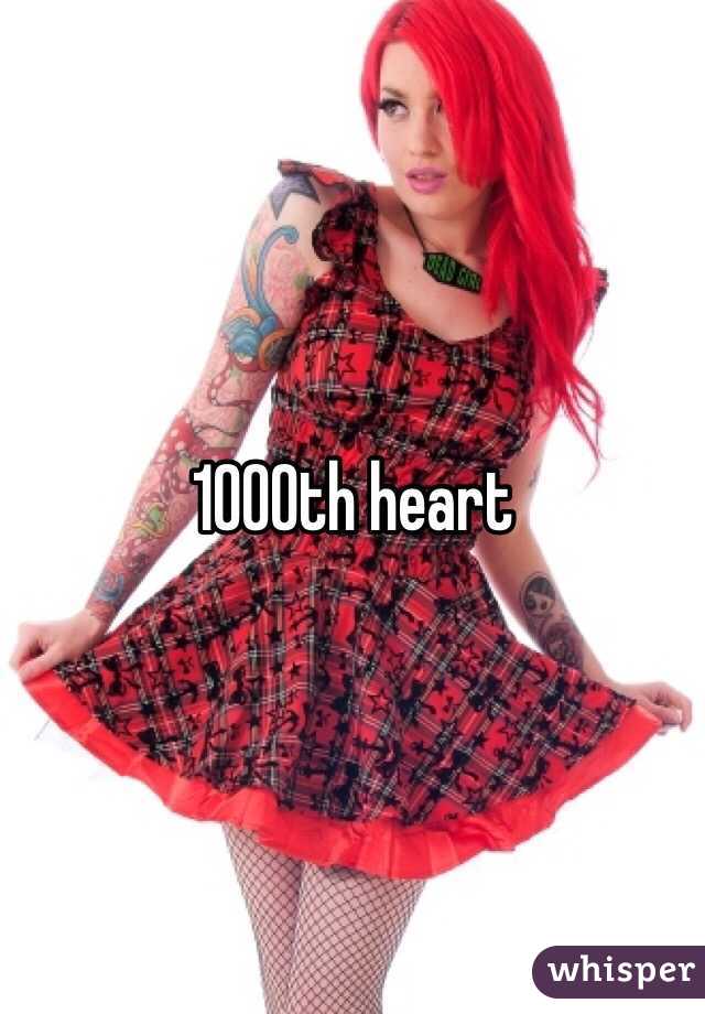 1000th heart