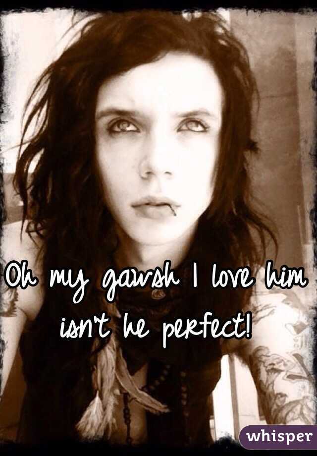 Oh my gawsh I love him isn't he perfect! 