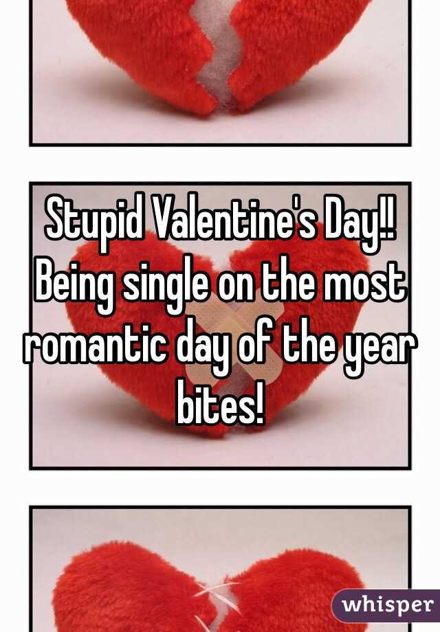 Stupid Valentine's Day!!
Being single on the most romantic day of the year bites!