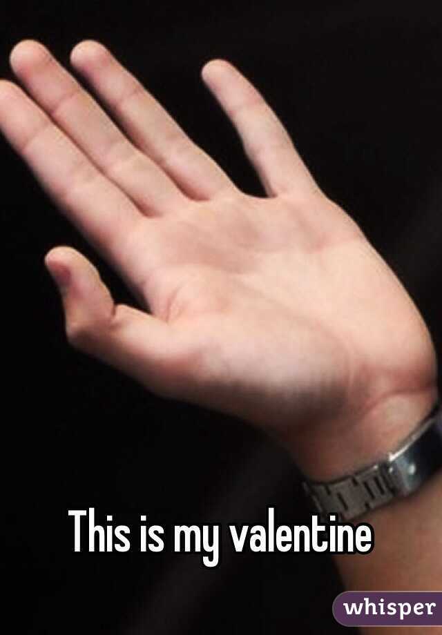 This is my valentine 