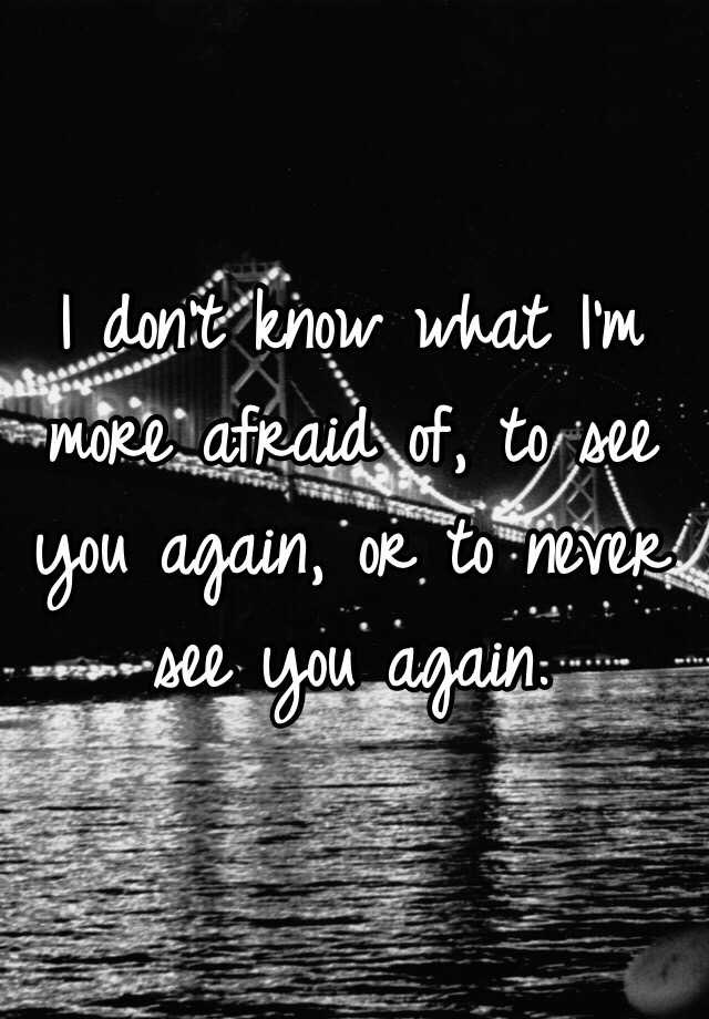 i-don-t-know-what-i-m-more-afraid-of-to-see-you-again-or-to-never-see