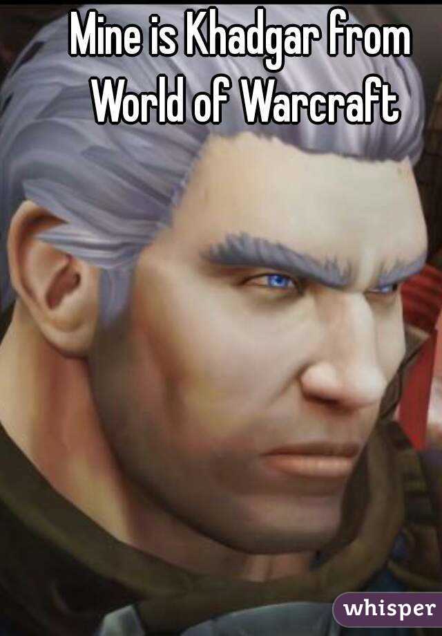 Mine is Khadgar from World of Warcraft